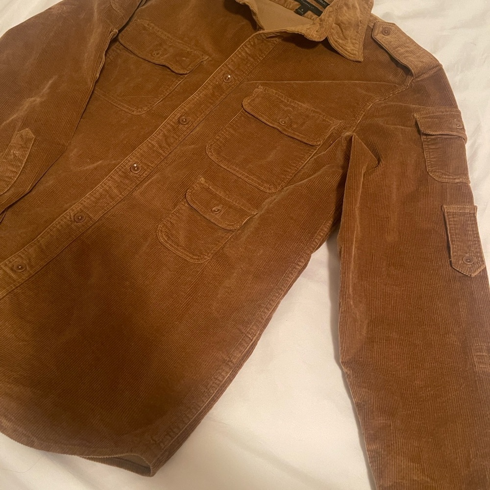 Banana Republic Tan Corduroy Shirt
